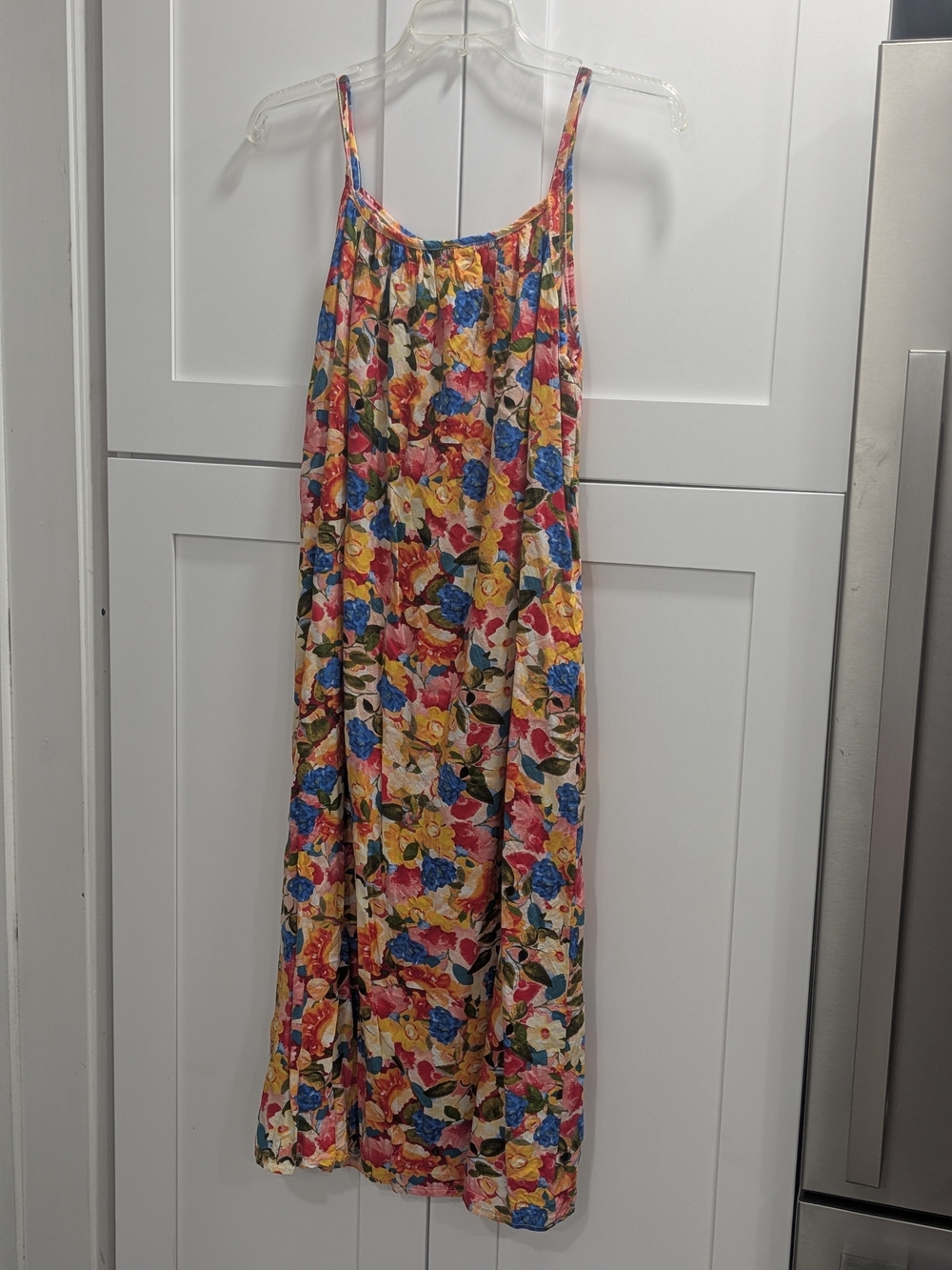 Girls Floral Spaghetti-Strap Maxi Dress - Multicolor